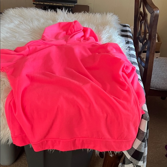 Bobbie Brooks Hot Pink Plus Size Hoodie - Picture 3 of 3